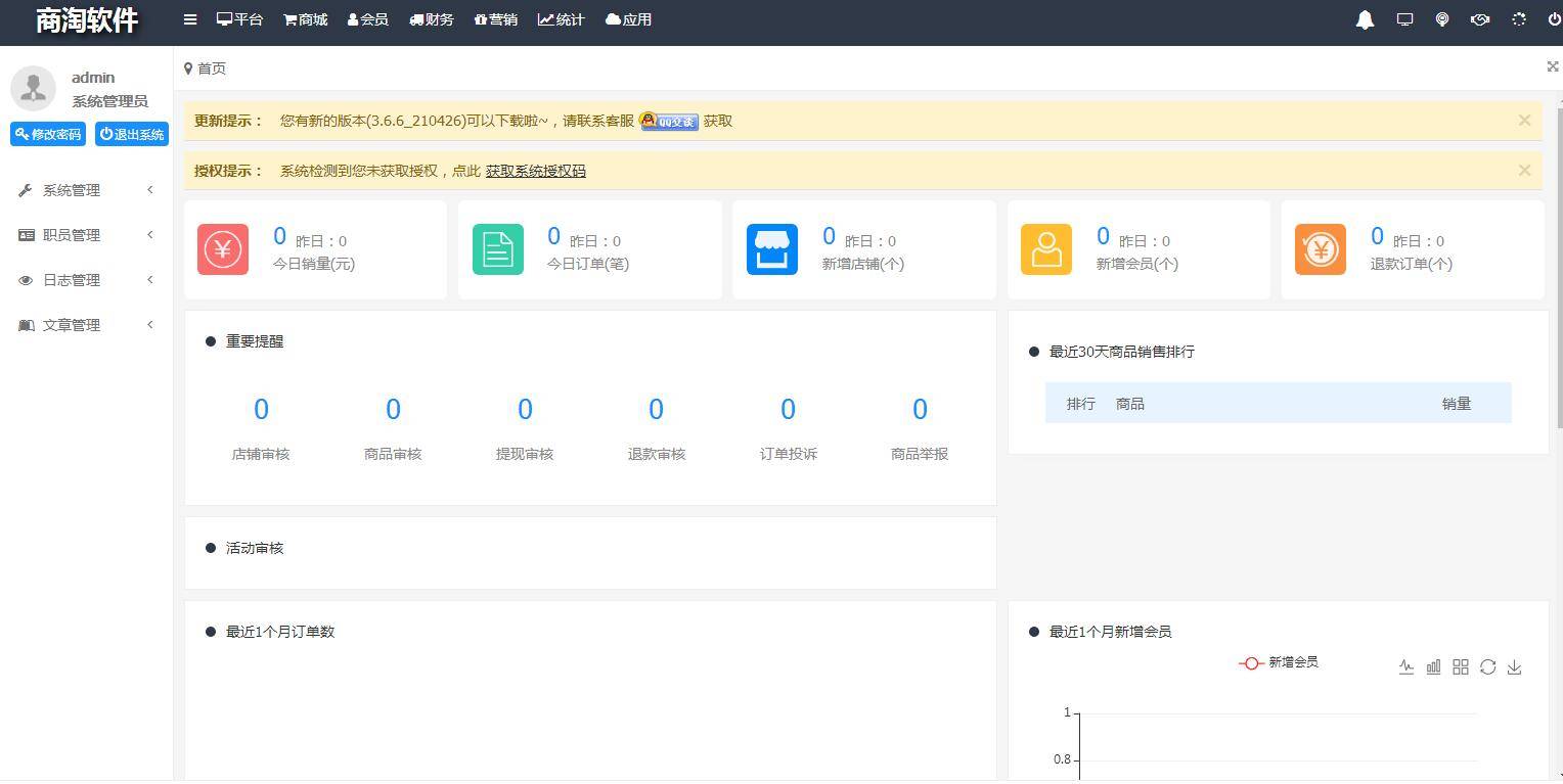 K368 综合电子商务系统多用户B2B2C商城源码 Thinkphp5.1内核插图4