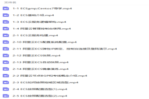 阿里大牛亲授阿里云主机(ECS)与CentOS7实战视频教程插图