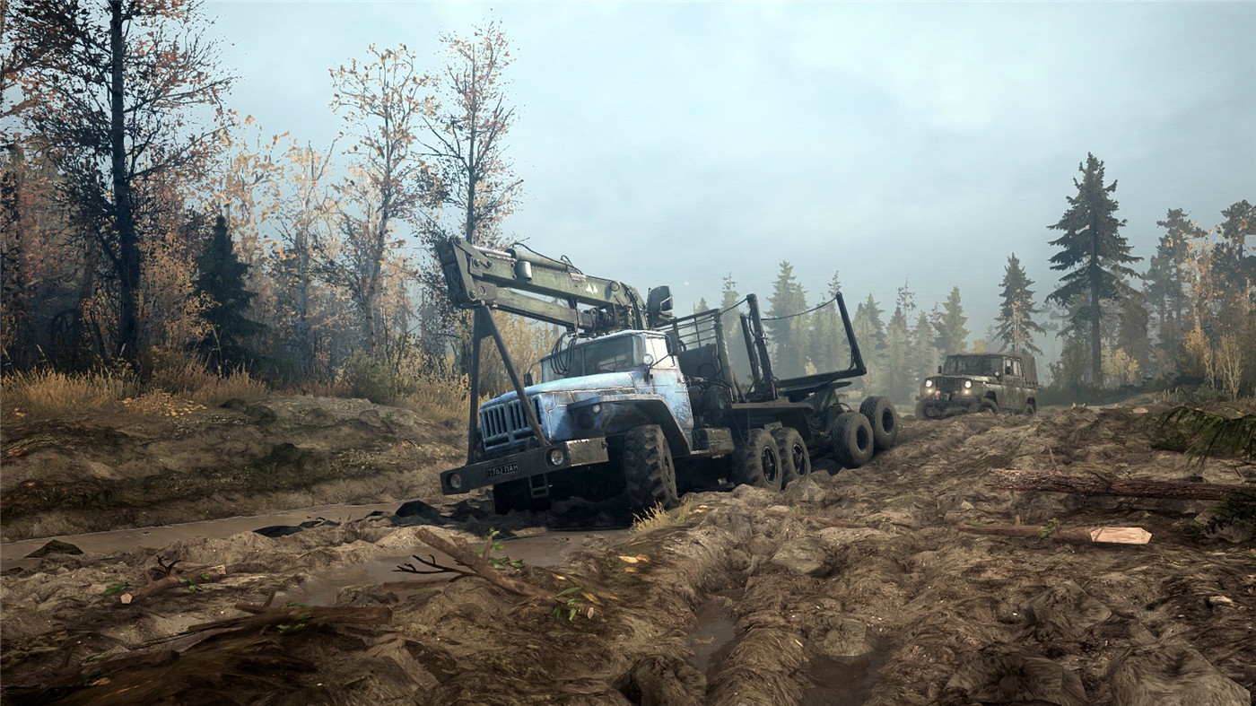 旋转轮胎：泥泞奔驰/Spintires: MudRunner插图