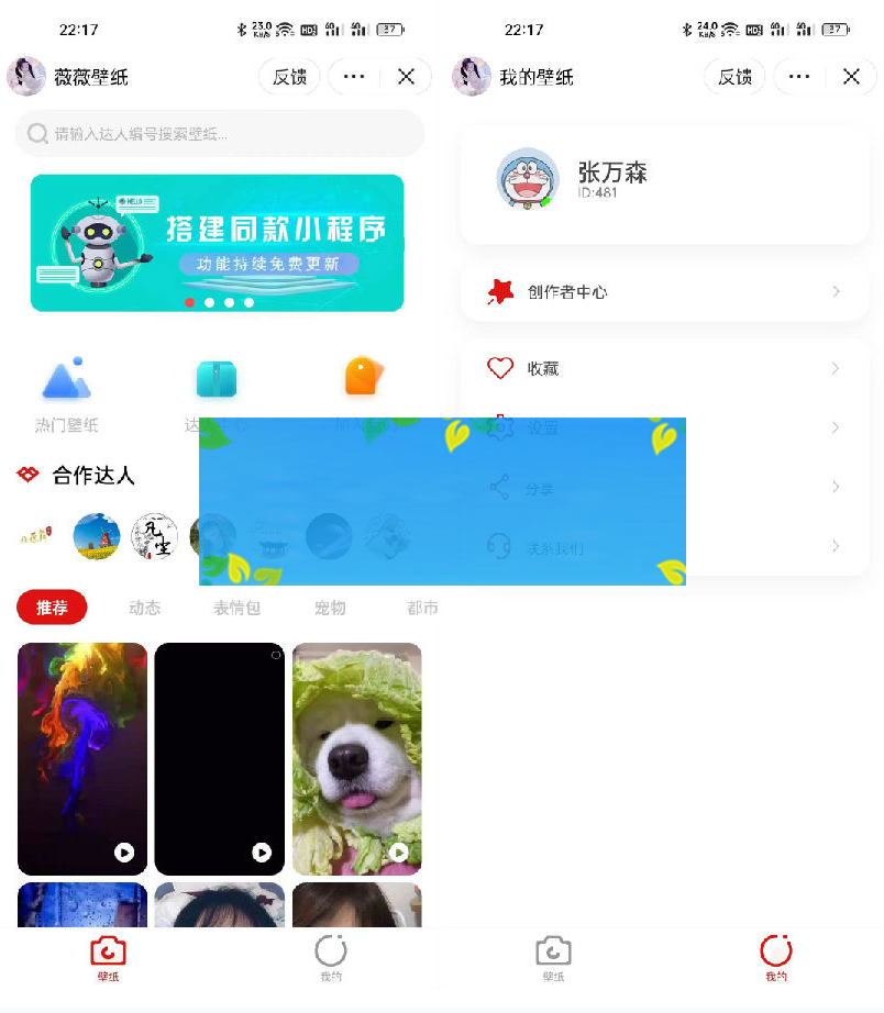 抖音取图表情包小程序+创作者入驻+流量主插图