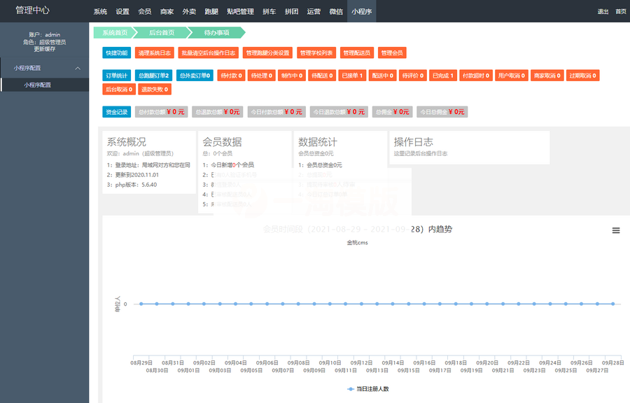 跑腿同学校园小程序独立版源码+前端源码+所有开发文档插图1