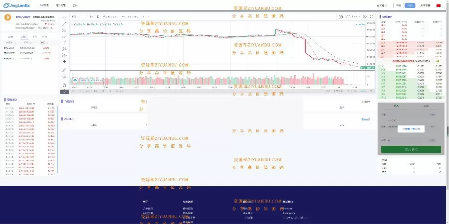 jinglanex虚拟交易所系统源码带详细安装文档+开发文档