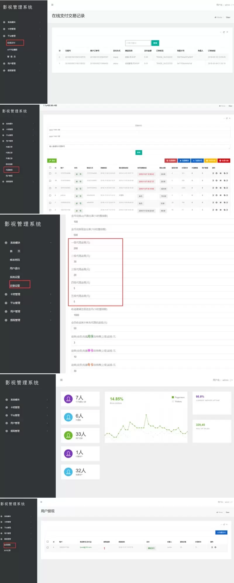 2019最新优化版千月万能影视2.6五级分销推广版源码