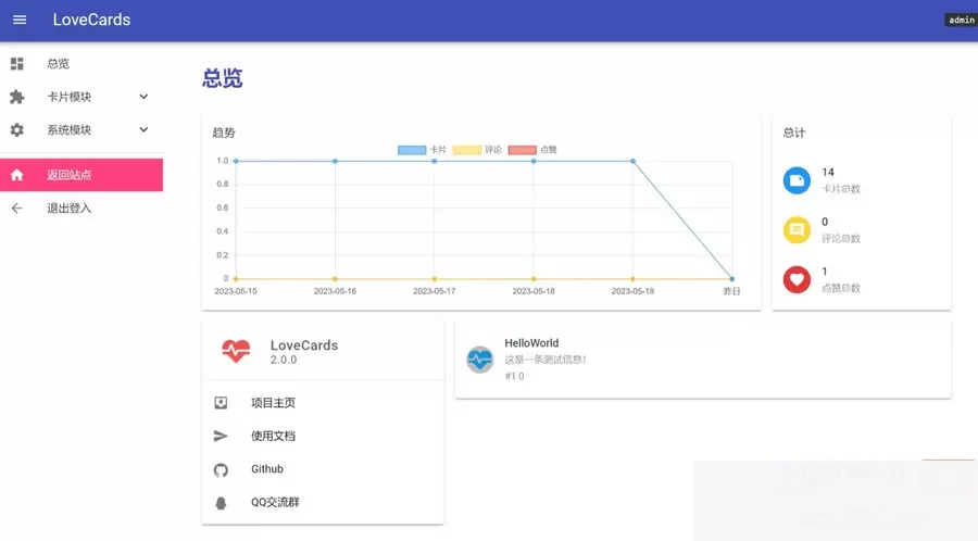 LoveCardsV2全网最新表白墙源码